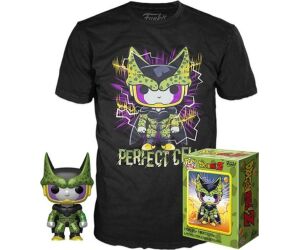 Funko pop dragon ball z celula perfecto + camiseta talla aleatoria ut - 56669