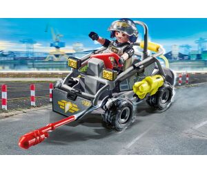 Playmobil fuerzas especiales quad multiterreno