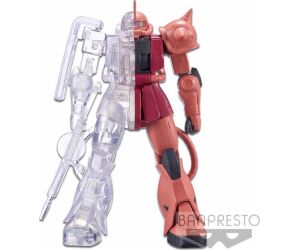 Figura banpresto zaku char's custom  mobile suit gundam internal structure ver.a