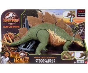 Figura mattel jurassic world dino escape stegosaurus