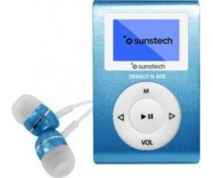 Reproductor MP3 Sunstech Dedalo III/ 8GB/ Radio FM/ Azul