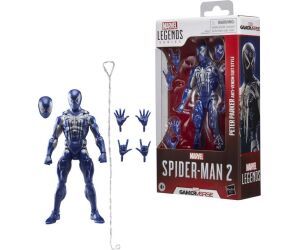 Figura hasbro marvel legends series spider - man 2 peter parker (anti - venom suit style)