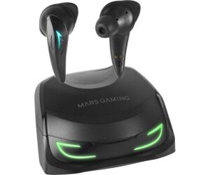 Auriculares Bluetooth Mars Gaming MHI-Ultra con estuche de carga/ Autonoma 7-8h/ Negros