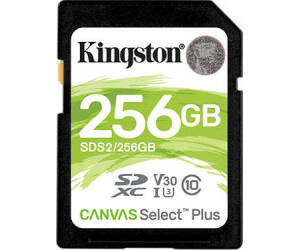 Secure Digital Hc 256 Gb Canvas Select Plus Clase10 Kingston