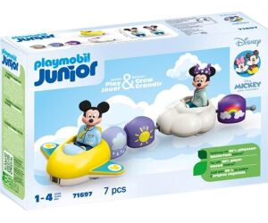 Playmobil junior disney: mickey y minnie tren nube