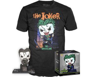 Funko pop dc comics dc jim lee joker + camiseta ut - 56648