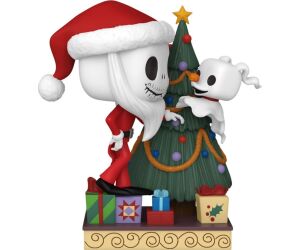 Funko pop deluxe the nightmare before christmas 30th jack & zero con arbol de navidad 72382