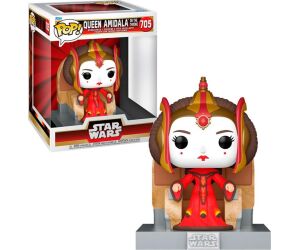 Funko pop deluxe star wars the phantom menace amidala en el trono 76012