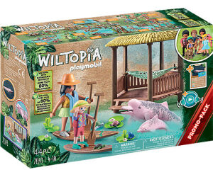 Playmobil wiltopia -  tour de remo con los delfines de ro