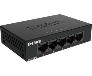 Switch d - link 5 puertos gigabite plug & play metal