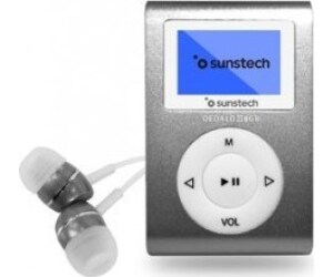 Reproductor MP3 Sunstech Dedalo III/ 8GB/ Radio FM/ Gris