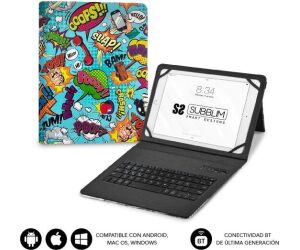 Funda + Teclado Tablet Keytab Pro Bt Trendy Comic Subblim