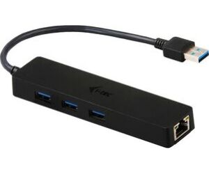 Hub i - tec usb 3.0 delgado con 3 puertos usb 3.0 y ethernet glan rj - 45