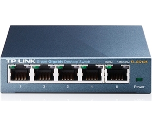 Switch TP-Link TL-SG105 5 Puertos/ RJ-45 10/100/1000