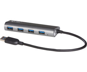 Hub i - tec usb 3.0 con 4 puertos usb 3.0 metalico con adaptador de alimentacion