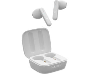 Auriculares Bluetooth NGS rtica Move con estuche de carga/ Autonoma 7h/ Blancos