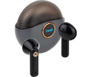 Auriculares Bluetooth TooQ Snail TQBWH-0060G con estuche de carga/ Autonoma 4h/ Grises y Negros