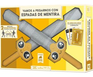 Juego de mesa vamos a pegarnos con espadas de mentira edad recomendada 10 aos