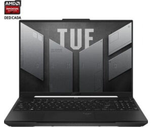 Asus tuf gaming fa617nsr - rl059 amd ryzen 7 7435hs 16pulgadas 16gb ssd512gb amd radeon rx7600s 8gb freedos