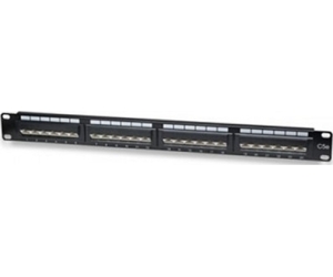 Patch panel wp 1u utp cat 5e -  24 puertos