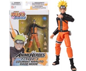 Figura bandai anime heroes naruto uzumaki naruto sage mode