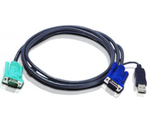 Aten 2L5205U cable para video, teclado y ratón (kvm) Negro 5 m