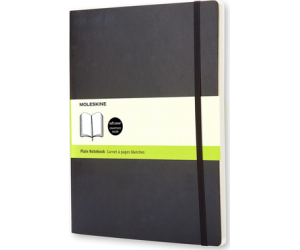 Libreta Clasica Tapa Blanda Negra Xl (19x25cm) Lisa Moleskine Qp623