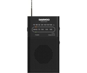 Radio Porttil Daewoo DW1027/ Negra