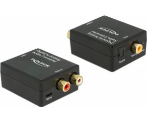 Delock Convertidor de audio Digital Toslink a RCA