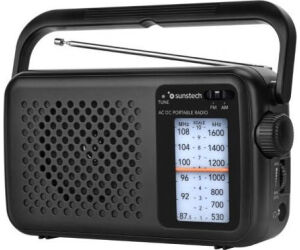 Radio Porttil Sunstech RPS760/ Negro