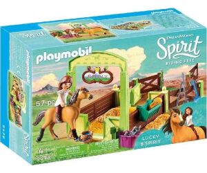 Playmobil spirit indomable establo fortu y spirit