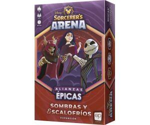 Juego de mesa disney sorcerer arena sombras y escalofrios expansion edad recomendada 13 aos