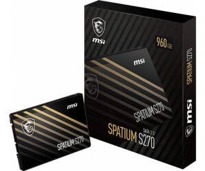 MSI SPATIUM S270 SATA 2.5 240GB unidad de estado sólido 2.5" Serial ATA III 3D NAND