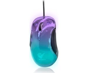 Ratn gaming phoenix banshee transparente rgb 10000 dpi con cable