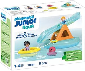 Playmobil junior aqua: isla de bao con tobogn