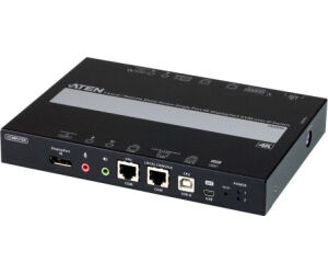 Aten 1 switch KVM a través de IP DisplayPort 4K de un solo puerto para acceso a recurso compartido local/remoto