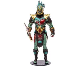 Figura mcfarlane toys mortal kombat kotal kahn (sangriento)