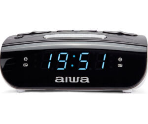 Radio reloj despertador aiwa cr - 15 negro - blanco