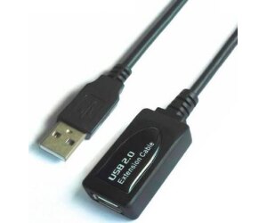 Cable Aisens Usb 2.0 Prolongador Amplificador A/m-a/h 15m Negro