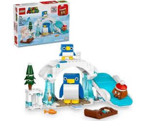 Lego super mario set de expansion: aventura en la nieve de la familia pingui