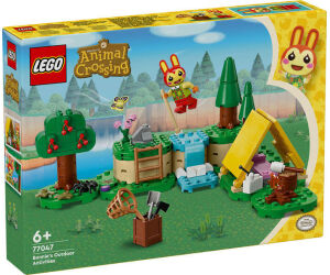 Lego animal crossing actividads al aire libre con coni