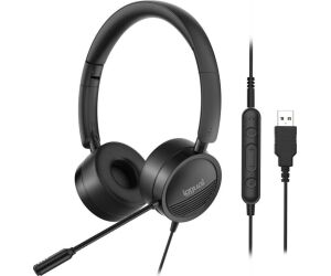 iggual Auriculares con micro Dual Tech USB/3,5 mm