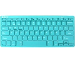 Teclado inalambrico silver ht colors turquesa