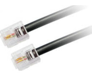 ClearOne 830-158-011L cable de serie Negro 7,6 m RJ-45