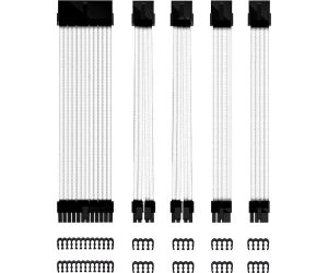 Kit cables extensin blancos para fuente de alimentacin