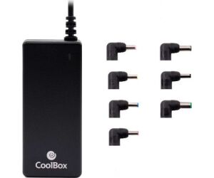 Adaptador cargador de corriente universal para portatiles coolbox 45w