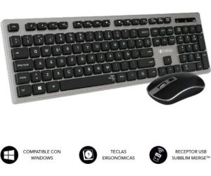 Teclado + raton subblim subkbw - ceke01 inalambrico