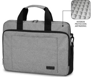 SUBBLIM Maletín Ordenador Air Padding Laptop bag 13,3-14" Grey