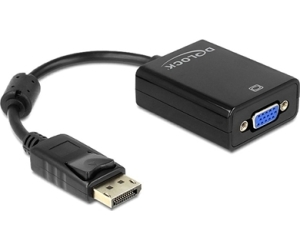 Delock Adapt. Displayport  Macho/VGA Hembra Negro