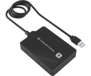 Hub usb 3.0 conceptronic hubbies11b 4 puertos y cable de 90cm con alimentador